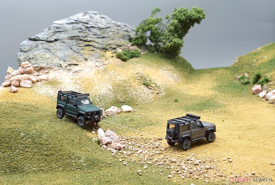 Suzuki Jimny (JB74) Matte Gray LHD w/Accessory Pack (Diecast Car) Other picture2