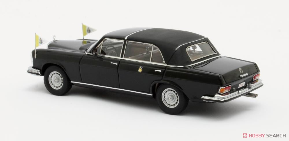 Mercedes-Benz 300SEL Landaulet Vatican Closed 1967 Black (Diecast Car) Item picture3