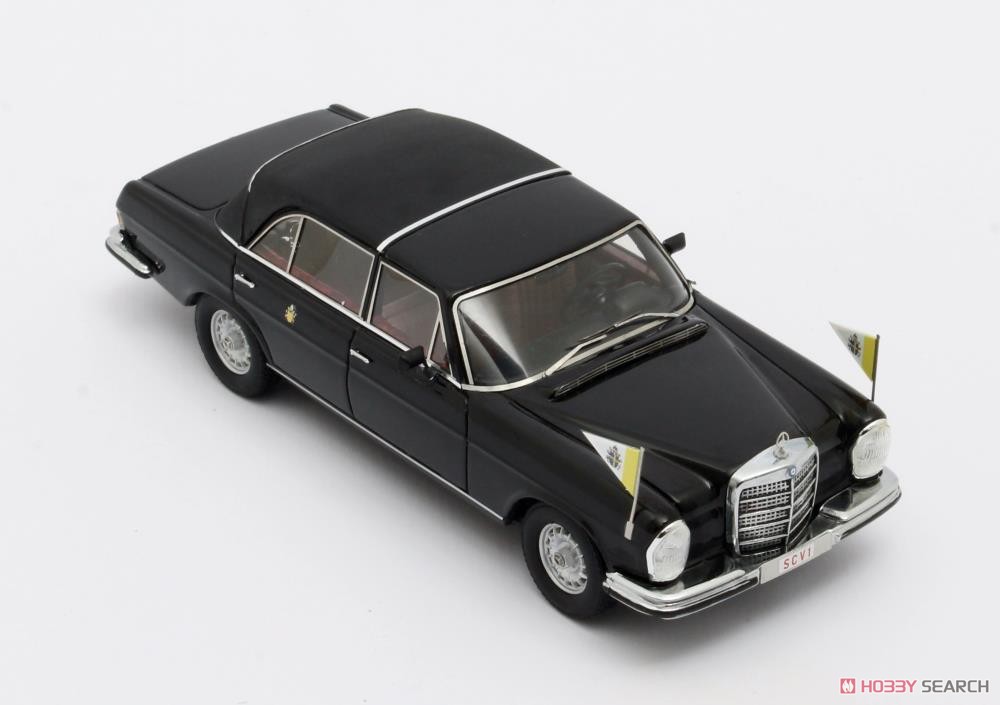 Mercedes-Benz 300SEL Landaulet Vatican Closed 1967 Black (Diecast Car) Item picture5