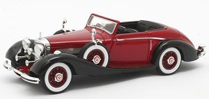 メルセデス・ベンツ 540K ロードスター Lancefield オープン 1938 レッド (ミニカー)