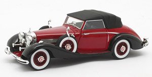 Mercedes-Benz 540K Roadster Lancefield Closed 1938 Red (Diecast Car)