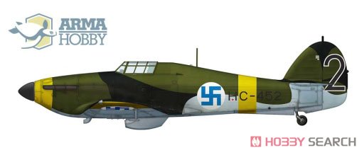 ホーカー ハリケーン Mk.I 東部戦線 (プラモデル) 塗装1