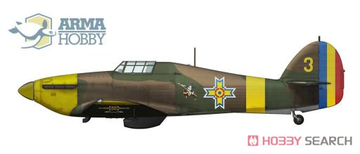 ホーカー ハリケーン Mk.I 東部戦線 (プラモデル) 塗装3