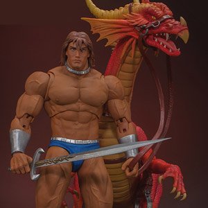 Golden Axe/Ax Battler & Red Dragon Action Figure (PVC Figure)