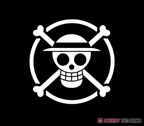 One Piece Straw Hat Scull Jersey Dark Gray x Black S (Anime Toy) Item picture4