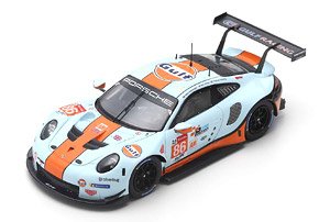 Porsche 911 RSR No.86 Gulf Racing 24H Le Mans 2019 M.Wainwright B.Barker T.Preining (Diecast Car)
