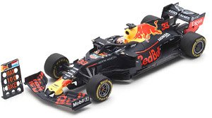 Aston Martin Red Bull Racing F1 Team No.33 3rd USA GP 2019 F-1 100th GP RB15 w/Pit Board (ミニカー)