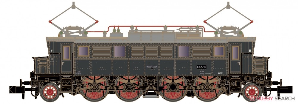 E17 10 DRG (ドイツ国有鉄道) グレー Ep.IIb ★外国形モデル (鉄道模型) その他の画像1