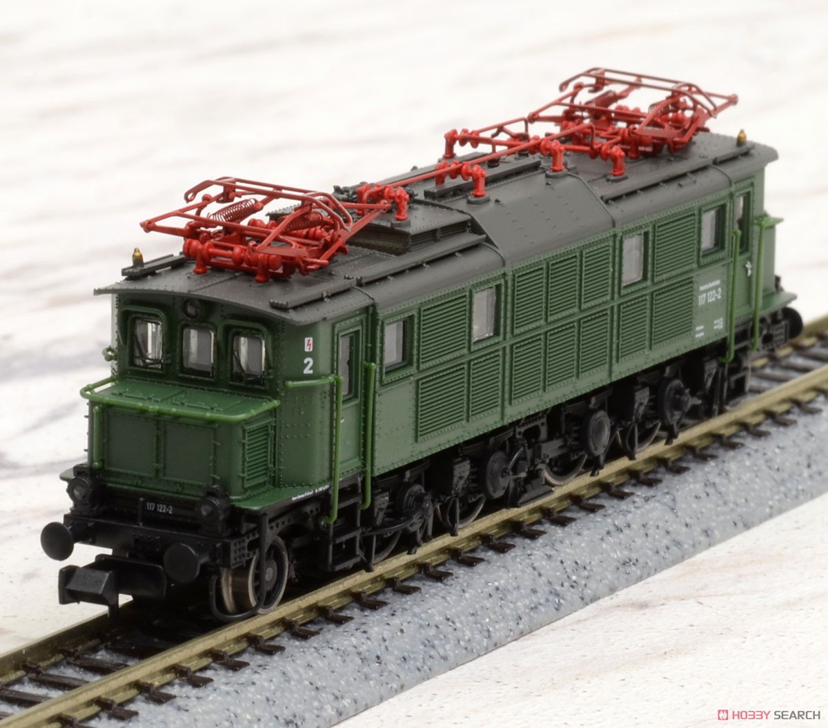 BR117 122-2 DB (西ドイツ) グリーン Ep.IV ★外国形モデル (鉄道模型) 商品画像2