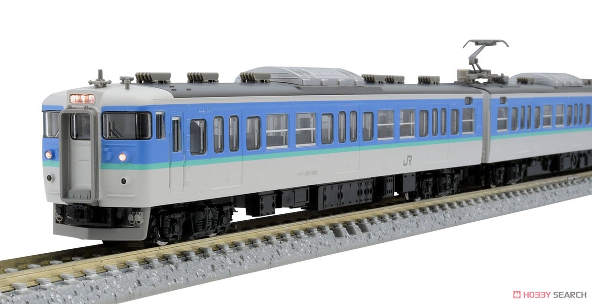 JR 115-1000系 近郊電車 (長野色・PS35形パンタグラフ搭載車) セット (3両セット) (鉄道模型) 商品画像1