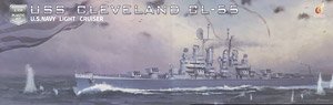 USS Light Cruiser Cleveland CL-55 (Plastic model)