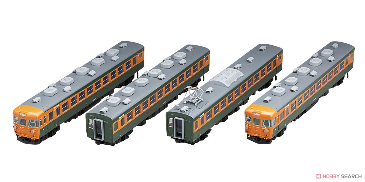 16番(HO) 国鉄 153系 急行電車 (冷改車・低運転台) 基本セット (基本・4両セット) (鉄道模型) 商品画像7