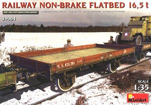 Railway Non-Brake Flatbed 16,5t (Plastic model)