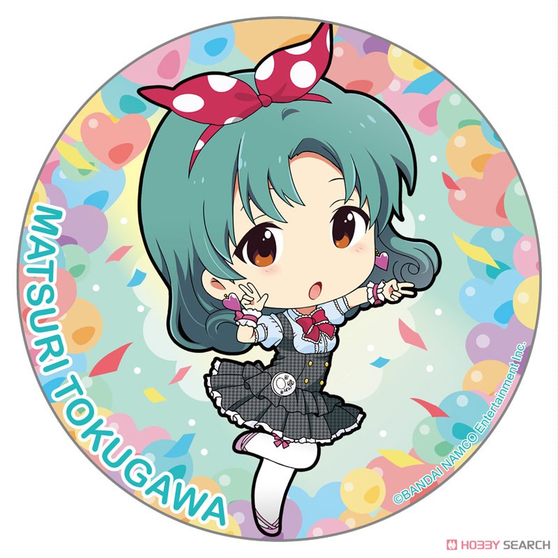 アイドルマスター ミリオンライブ！ テーマ缶バッジ アイドル学園 徳川まつり (キャラクターグッズ) 商品画像1