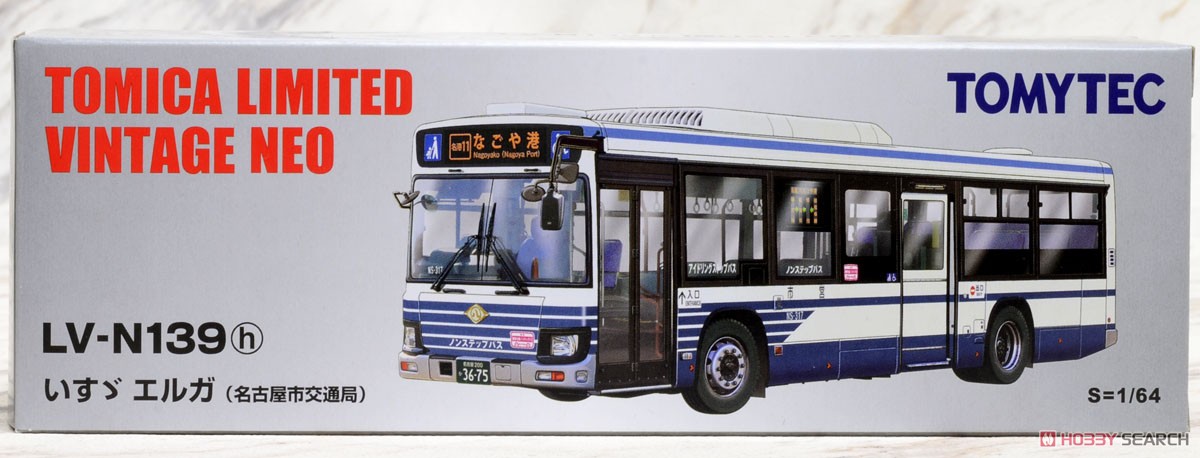 TLV-N139g Isuzu Erga Transportation Bureau City of Nagoya (Diecast Car) Package1