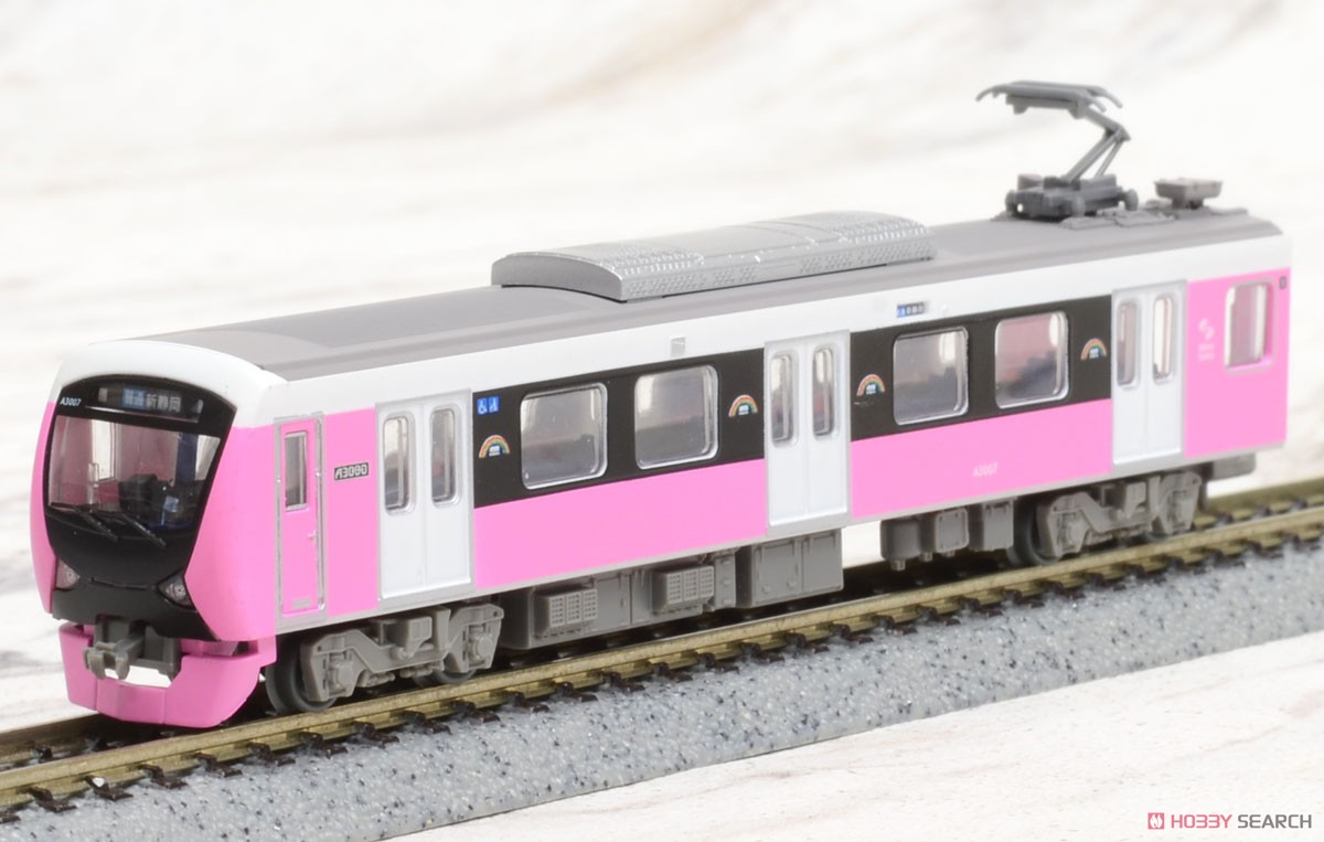 The Railway Collection Shizuoka Railway Type A3000 (Pretty Pink) Two Car Set G (2-Car Set) (Model Train) Item picture5