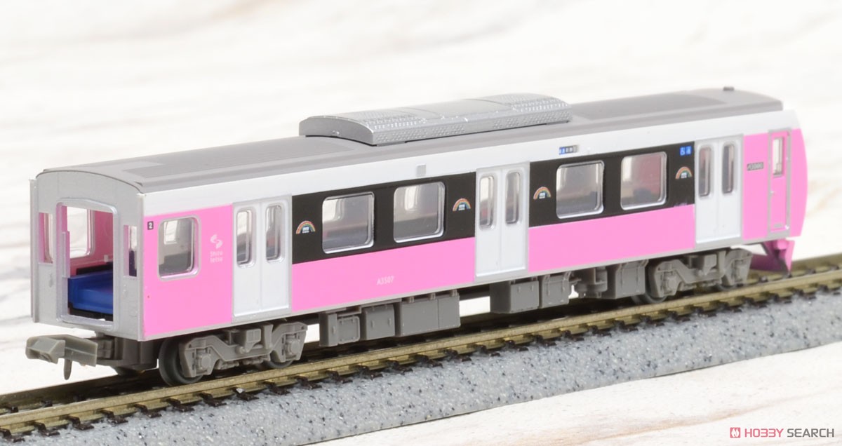 鉄道コレクション 静岡鉄道 A3000形 (Pretty Pink) 2両セットG (2両セット) (鉄道模型) 商品画像8