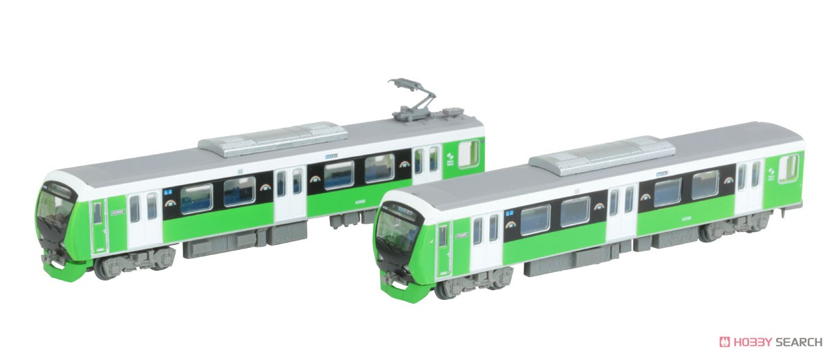 鉄道コレクション 静岡鉄道 A3000形 (Fresh Green) 2両セットH (2両セット) (鉄道模型) 商品画像1