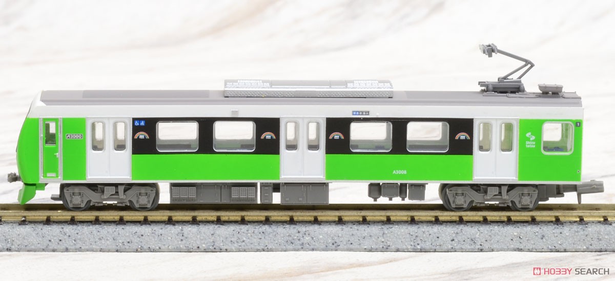 鉄道コレクション 静岡鉄道 A3000形 (Fresh Green) 2両セットH (2両セット) (鉄道模型) 商品画像4