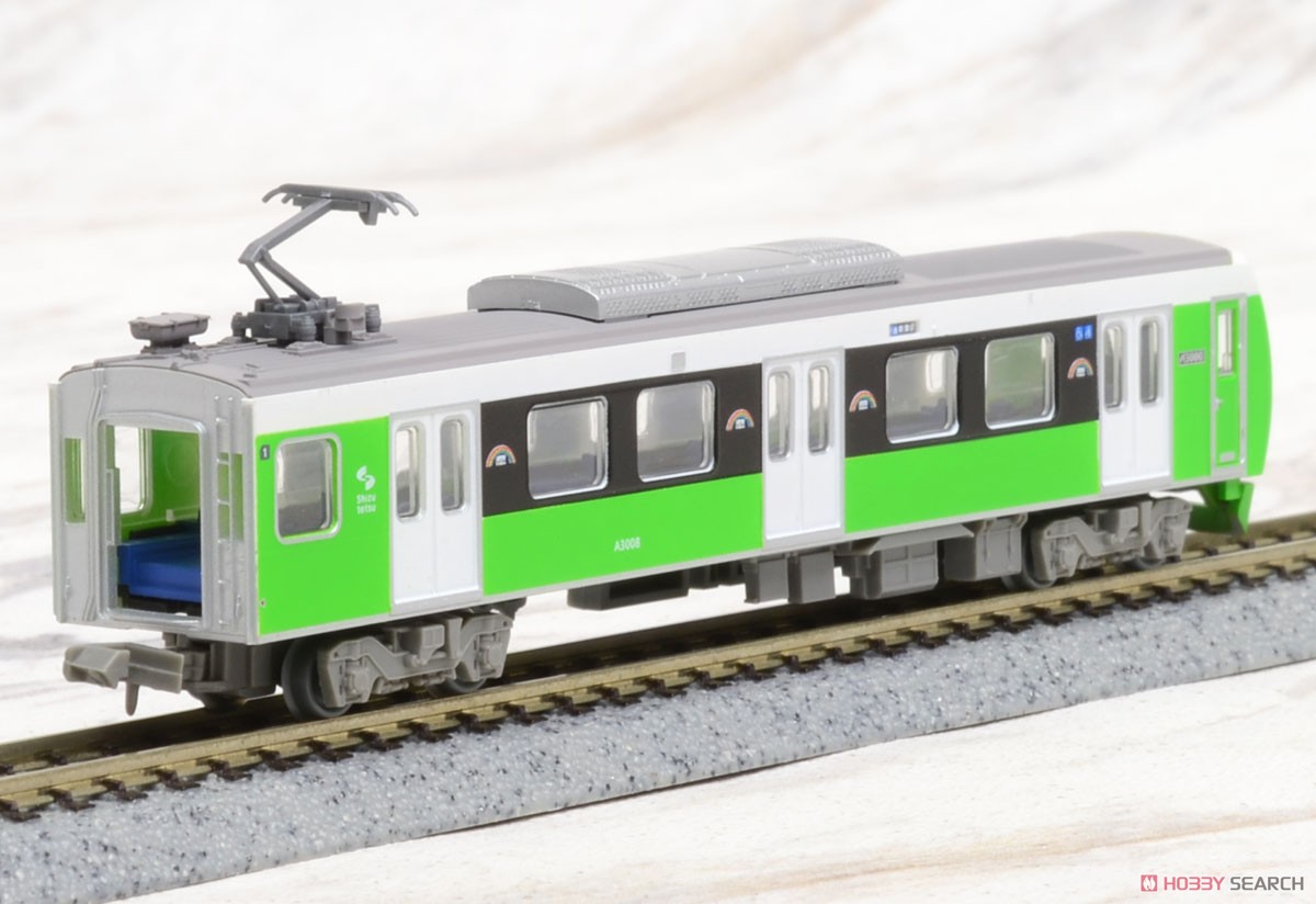 鉄道コレクション 静岡鉄道 A3000形 (Fresh Green) 2両セットH (2両セット) (鉄道模型) 商品画像6