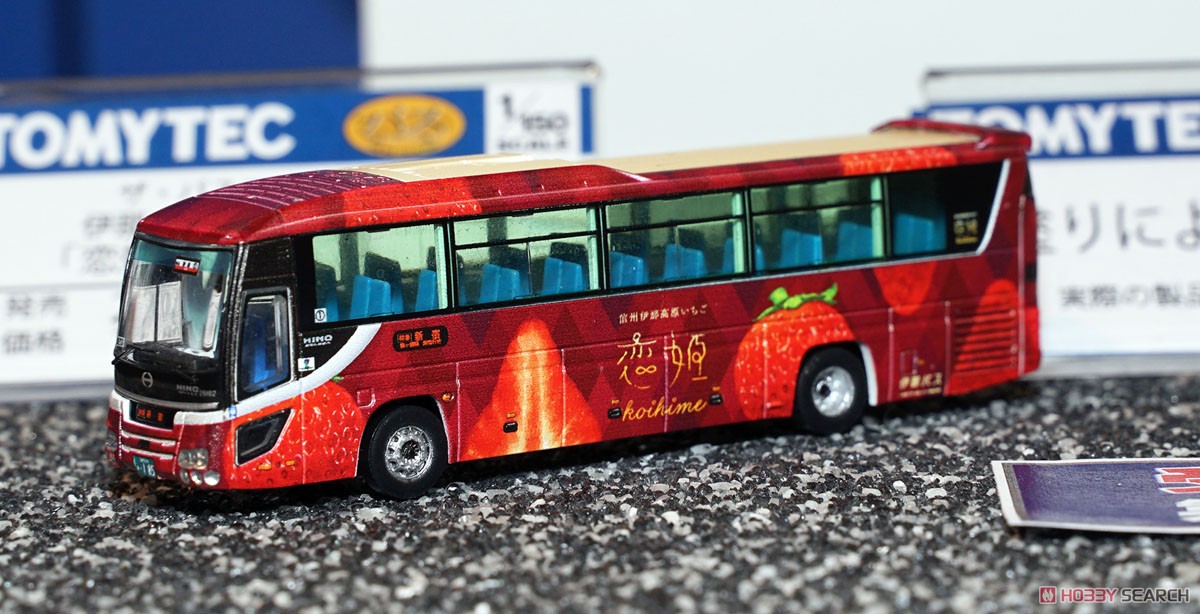 ザ・バスコレクション 伊那バス創業100周年記念 「恋姫」ラッピングバス (鉄道模型) その他の画像2