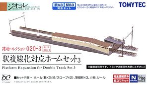 建物コレクション 020-3 駅複線化対応ホームセット3 (鉄道模型)