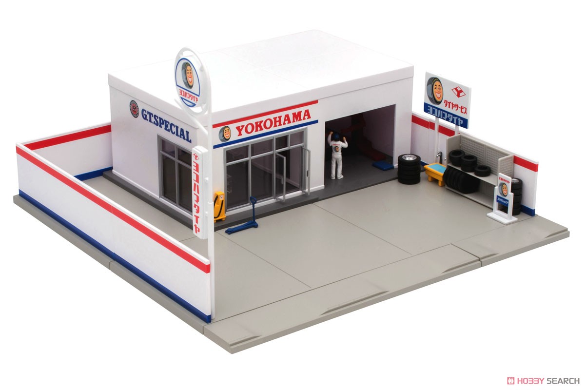 Tomicarama Vintage05c Tire Shop (Yokohama Tire) (Diecast Car) Item picture1