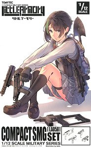 1/12 Little Armory (LA058) Compact SMG Set (Plastic model)