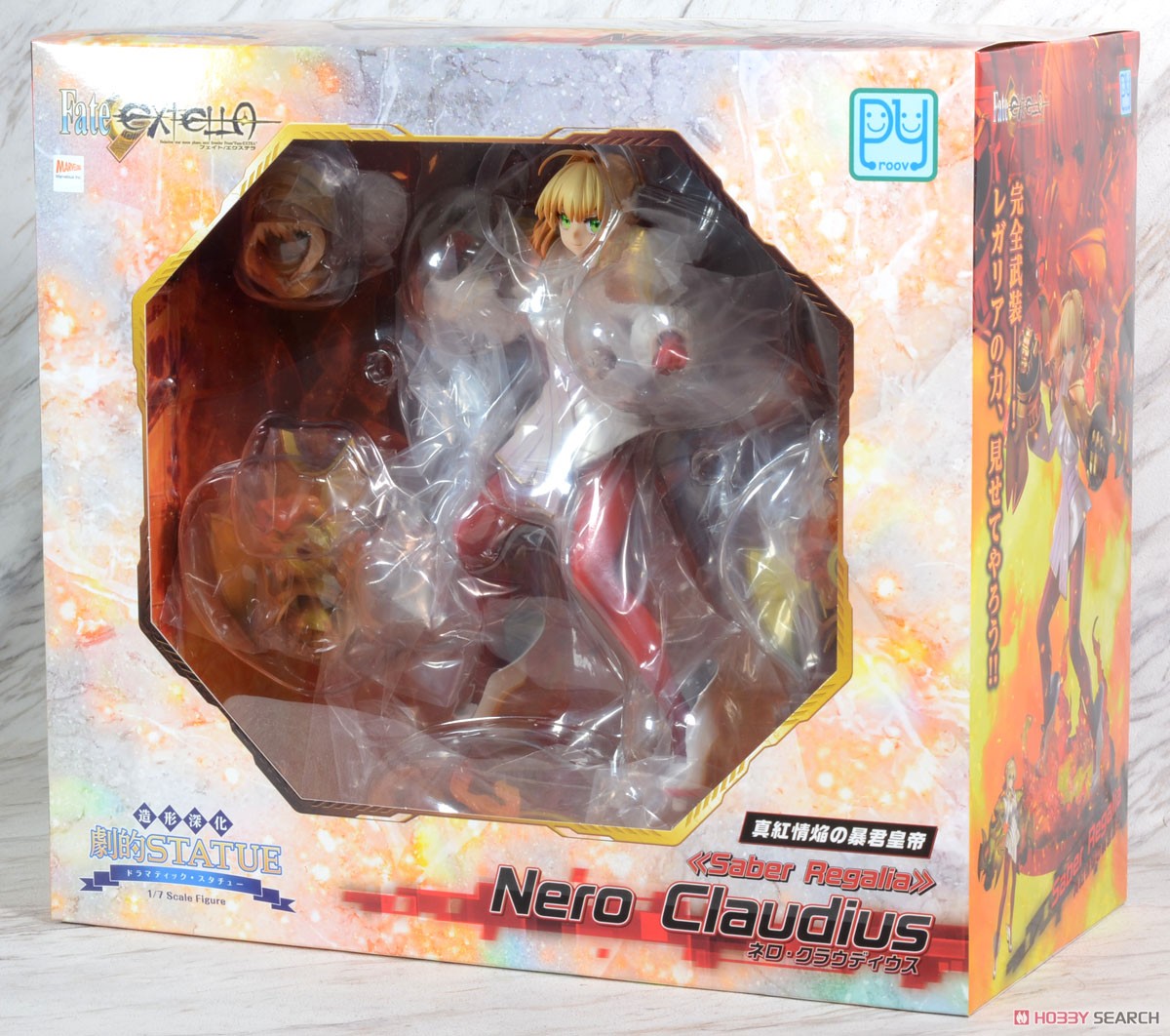 Fate/EXTELLA 《セイバー レガリア》 ネロ・クラウディウス 造形深化 劇的STATUE 01 (フィギュア) パッケージ1
