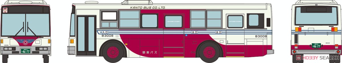 ザ・バスコレクション 関東バス B3008号車 (鉄道模型) その他の画像5