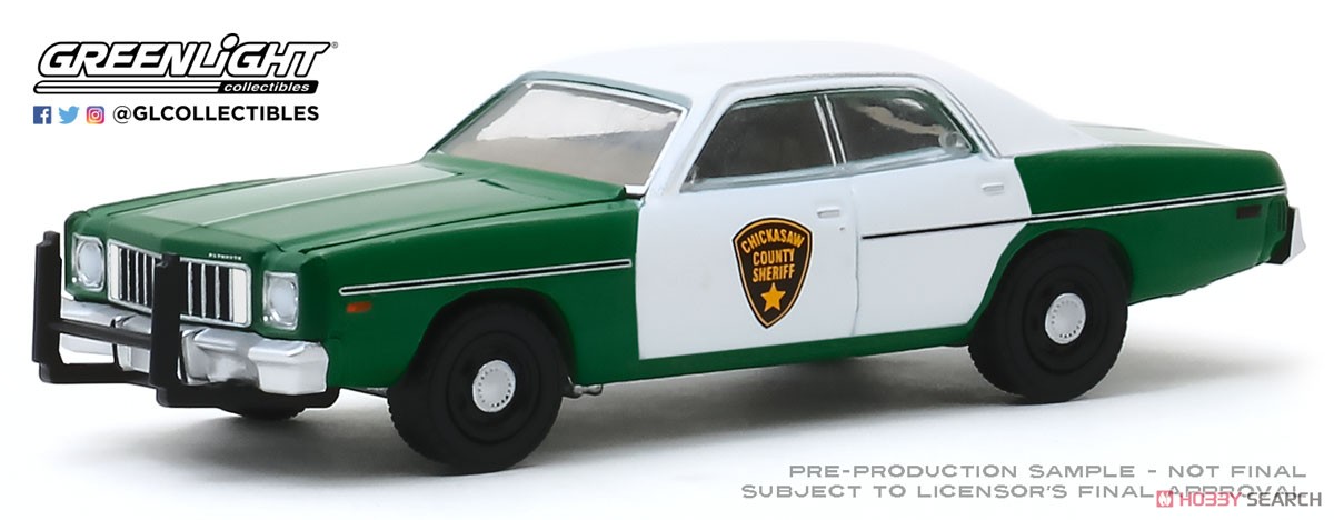1975 Plymouth Fury - Chickasaw County Sheriff (ミニカー) 商品画像1