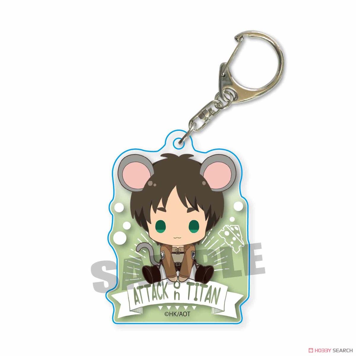 Characchu! Acrylic Key Ring Attack on Titan Season 3/Eren Yeager (Anime Toy) Item picture1