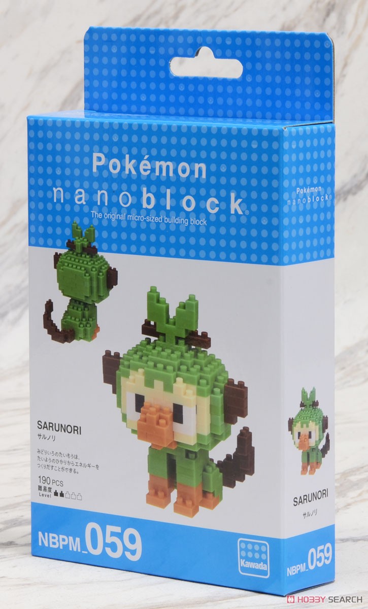 nanoblock Pokemon Grookey (Sarunori) (Block Toy) Package1