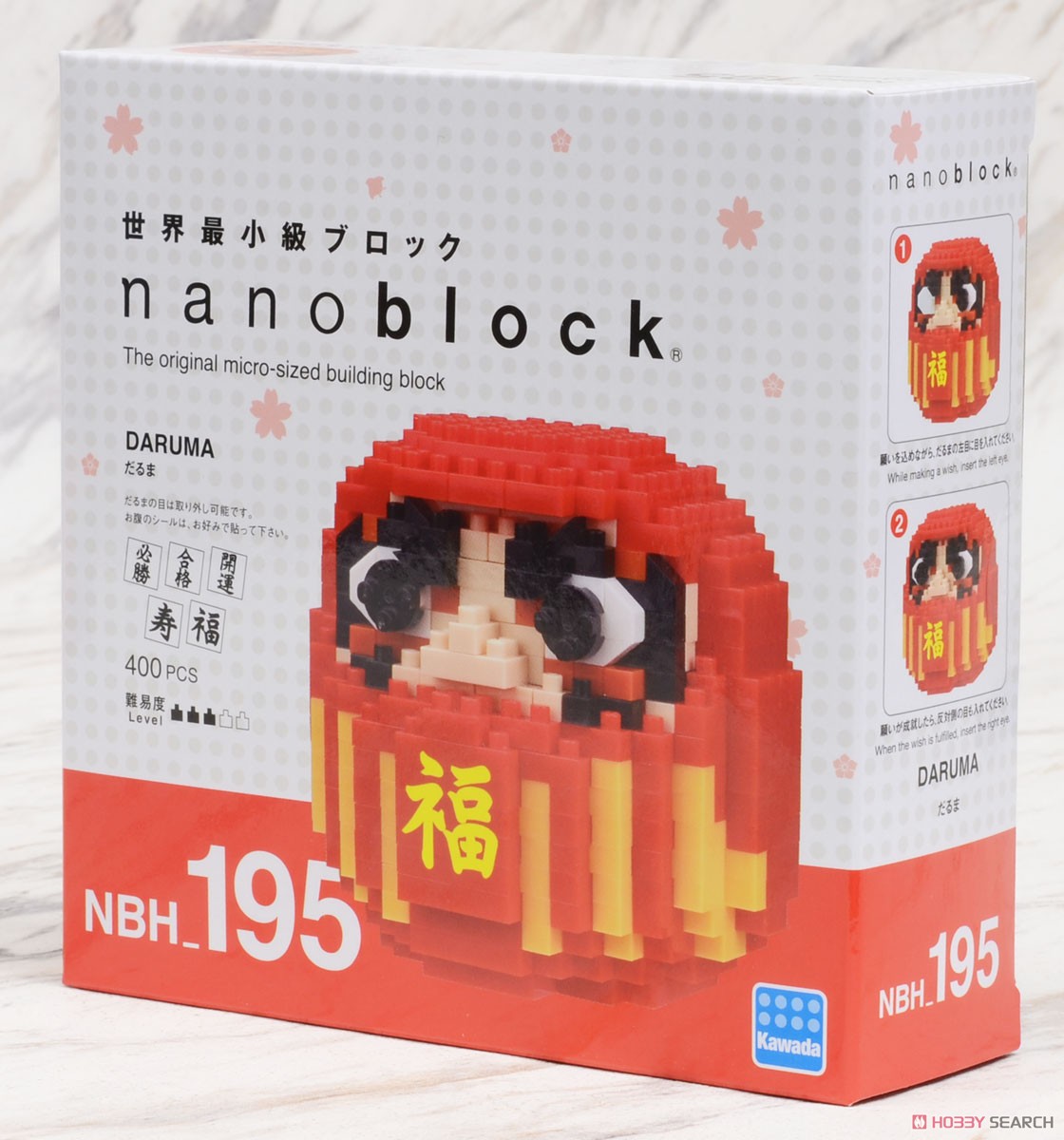 nanoblock だるま (ブロック) パッケージ1