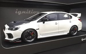 SUBARU WRX (CBA-VAB) STI White Pearl (ミニカー)