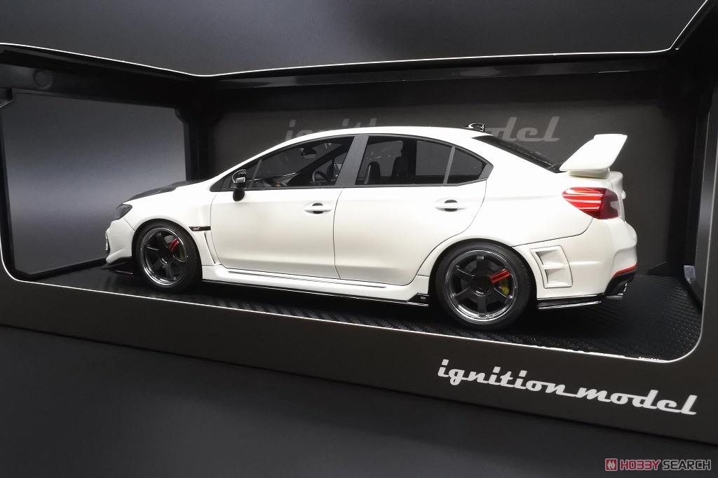 SUBARU WRX (CBA-VAB) STI White Pearl (ミニカー) 商品画像2