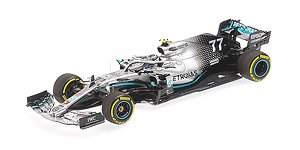 メルセデス AMG ペトロナス モータースポーツ F1 W10 EQ パワー+ バルテリ・ボッタス USA GP 2019 ウィナー (ミニカー)