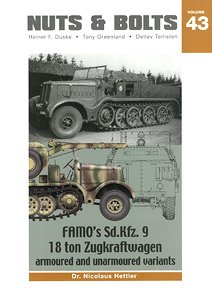 ファモ Sd.Kfz.9 18トン重ハーフトラック戦車牽引車 装甲型および非装甲型 (書籍)