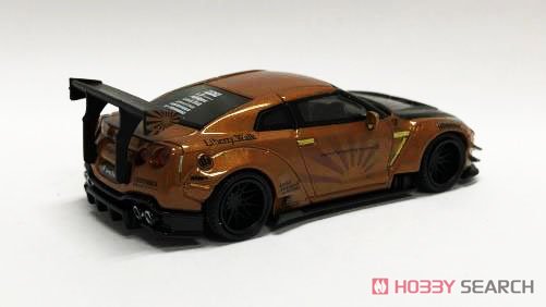 LB WORKS Nissan GT-R R35 Type2 Rear Wing Version 3 Metallic Brown (RHD) Indonesia Limited Edition (Diecast Car) Item picture2