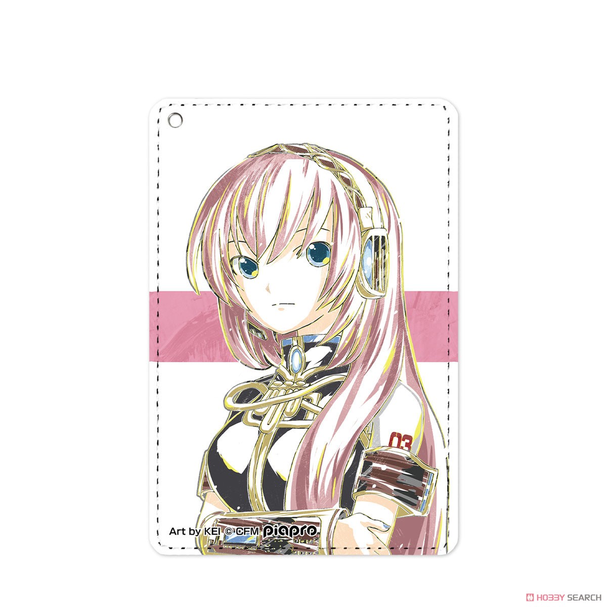 ピアプロキャラクターズ 巡音ルカ Ani-Art 1ポケットパスケース (キャラクターグッズ) 商品画像1