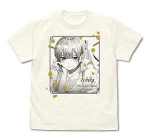 The Quintessential Quintuplets Ichika Nakano T-Shirt Vanilla White S (Anime Toy)