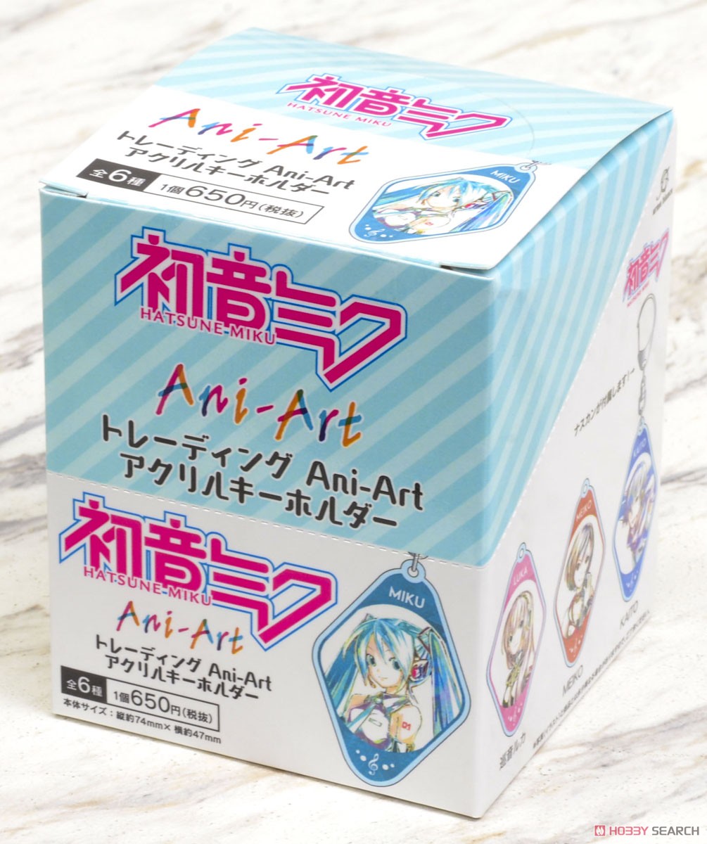 Piapro Characters Trading Ani-Art Acrylic Key Ring (Set of 6) (Anime Toy) Package1
