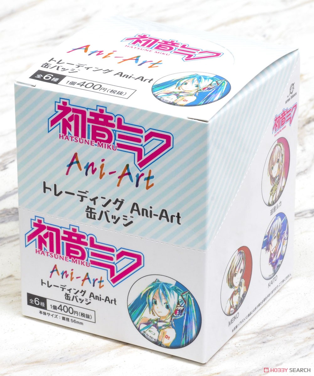Piapro Characters Trading Ani-Art Can Badge (Set of 6) (Anime Toy) Package1