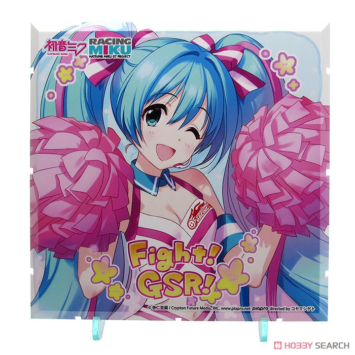 Dioramansion 150: Racing Miku Pit 2019 Optional Panel (Cheer Ver.) (Anime Toy) Item picture1