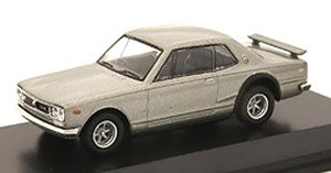 ニッサン スカイライン 2000 GT-R (KPGC10 / シルバー) (ミニカー)