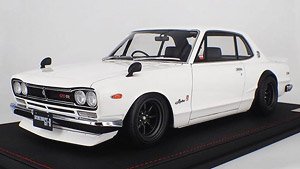 Nissan Skyline 2000 GT-R (KPGC10) White (ミニカー)