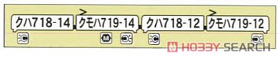 719系0番台 あかべえ (4両セット) (鉄道模型) 解説1