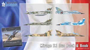 Mirage F.1 Duo Pack & Book (Plastic model)