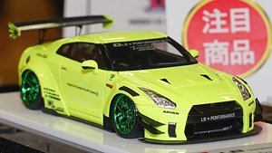 LB★WORKS R35 GT-R Type 2 ライトイエロー (ミニカー)