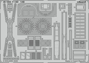 F-14D エッチングパーツ (AMK用) (プラモデル)